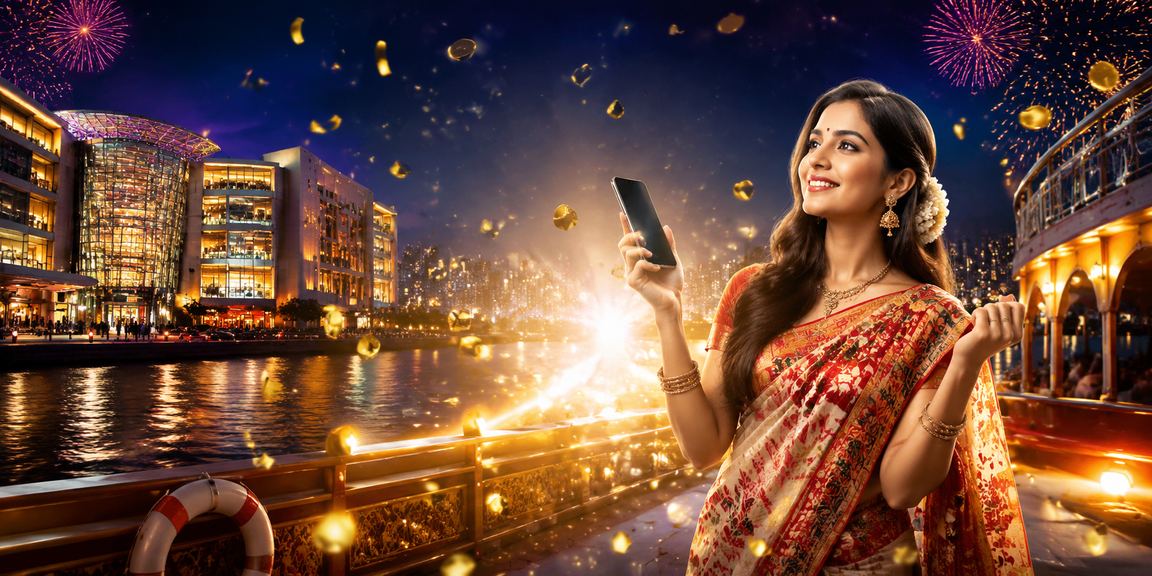 ঢাকায় পহেলা বৈশাখে মোবাইলে uuok ক্যাসিনো উপভোগ করছেন একজন বাংলাদেশি